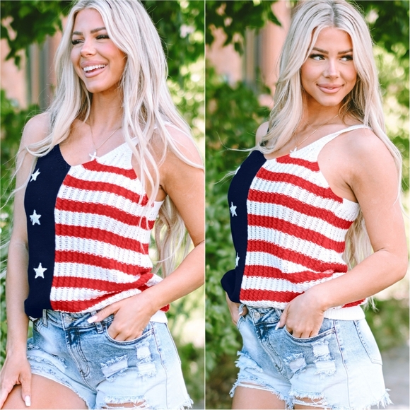 Old Glory Knit Cami - Picture 3 of 10